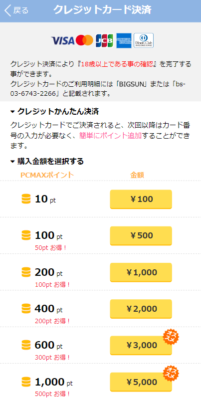 クレジットカード　年齢認証